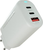 MORE CHOICE (4610196409639) NC79 1USB+2Type-C 3.0A PD 65W быстрая зарядка White