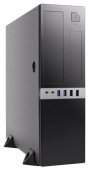 Корпус Foxline FL-203-TFX300S черный с БП 300Вт Slim-Desktop mATX