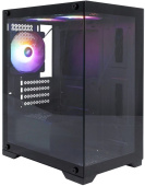 Корпус 1STPlayer MIKU Mi2 черный без БП MiniTower mATX (Mi2-BK-3F1)