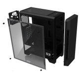 Корпус Zalman S3 черный без БП ATX 2x120mm 2xUSB2.0 1xUSB3.0 audio bott PSU