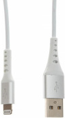 Кабель Cactus CS-LG.USB.A-0.8 USB (m)-Lightning (m) 0.8м белый блистер