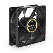 Вентилятор ExeGate EX08025SM черный 80x25мм 2000rpm 2pin Molex (EX283381RUS)