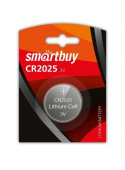 SMARTBUY (SBBL-2025-1B) Литиевый элемент питания CR2025/1B (12/720)