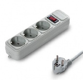 EXEGATE SP-3-1.8G (3 роз/1.8M/евровилка) серый