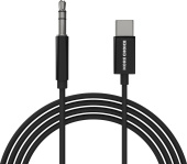 MORE CHOICE (4610196409844) UK28a AUX 3.5mm Type-C 1м Black