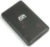 Внешний корпус для HDD/SSD AgeStar 31UBCP3 SATA пластик черный 2.5"