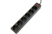 Сетевой фильтр 5bites GARDA SP6B-530 6 роз. 5м черный