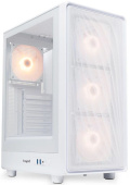 Корпус HSPD M510 белый без БП Midi-Tower ATX/mATX (M510-TGWH-ARGB)