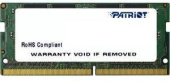 Модуль памяти Patriot SO-DIMM DDR4 8Gb 2133MHz PC4-17000 Patriot PSD48G213381S RTL CL15  260-pin 1.2В