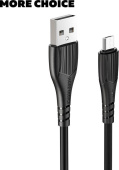 MORE CHOICE (4627151192772) K22m USB 2.0A microUSB черный - 1,0m