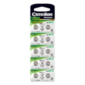 CAMELION G10 BL-10 Mercury Free (AG10-BP10(0%Hg), 389A/LR1130/189 батарейка для часов)