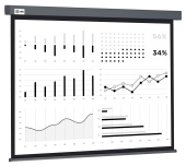 Экран Cactus 180x180см Wallscreen CS-PSW-180X180-SG 1:1 настенно-потолочный рулонный серый