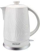 DELTA LUX DE-1022 white (1,8л. фарфор)