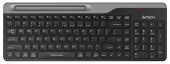 Клавиатура A4Tech Fstyler FBK25 черный/серый USB беспроводная BT/Radio slim Multimedia