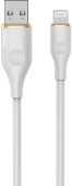 AKSBERRY (6900327520011) X162 Liquid silicone USB A -Lightning, белый