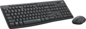 Клавиатура + мышь Logitech MK295 Silent Wireless Combo клав:черный мышь:черный USB беспроводная
