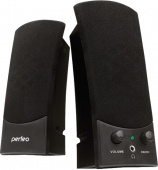 Колонки PERFEO PF-210 UNO 2х3Вт USB черный