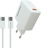 MORE CHOICE (4610196408915) NC60a 1USB-C 3.0A PD 20W быстрая зарядка для Type-C White