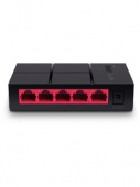 MERCUSYS MS105G неуправляемый, настольный, порты 1000Base-T(Gigabit Ethernet) 5 шт