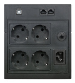 Источник бесперебойного питания Powercom Raptor RPT-1025AP LCD 615Вт 1025ВА черный