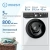Стиральная машина INDESIT EWSB 5085 BK CIS черный люк Стиральная машина INDESIT EWSB 5085 BK CIS черный люк