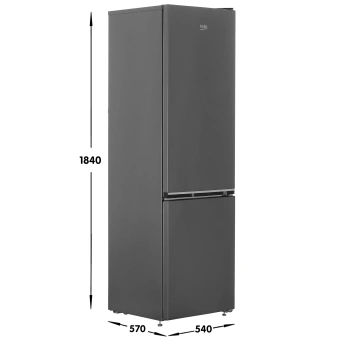 Холодильник BEKO B1RCNK312G серый 