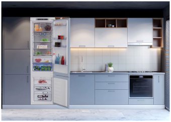 Холодильник Beko Diffusion BCNA306E2S белый