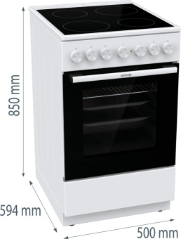 Плита Электрическая Gorenje GEC5B41WG белый