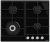 Газовая варочная панель Gorenje GTW641AKB черный