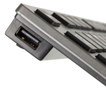 Клавиатура A4Tech KV-300H серый/черный USB slim