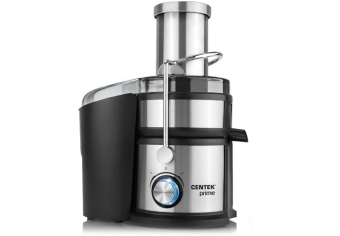 Соковыжималка Centek CT-1214 черный/сталь