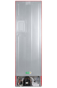 Холодильник Maunfeld MFF200NFR Inverter красный