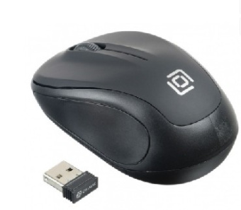 OKLICK 665MW черный оптическая (1000dpi) беспроводная USB (3but)