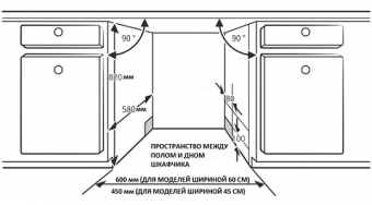Полновстраиваемая посудомоечная машина Korting KDI 60570
