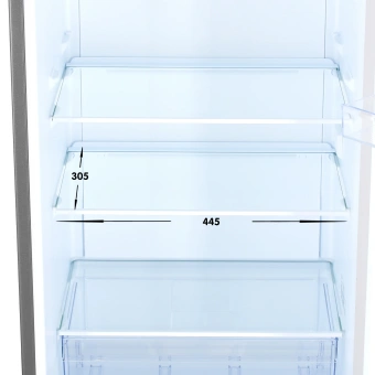 Холодильник BEKO B1RCNK312G серый 
