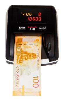 Детектор банкнот DoCash Golf автоматический рубли