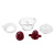 Соковыжималка цитрусовая Scarlett SC-JE50C06 25Вт белый/красный