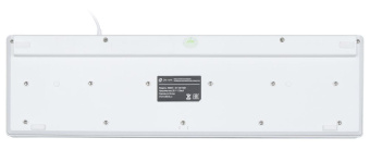 Клавиатура Оклик 500M белый USB slim Multimedia
