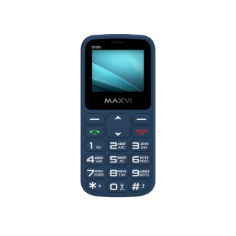 Мобильный телефон Maxvi B100i Blue синий