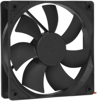 Вентилятор Gembird FANCASE3 черный 120x25мм 2000rpm 3pin