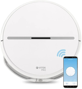 Робот-пылесос Vitek VT-1807 25Вт белый/белый