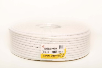 SELENGA (2139) RG6 PVC Kоаксиальный кабель 100 м.