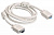Кабель-удлинитель Buro CAB015S-06 VGA (m) VGA (f) 1.8м феррит.кольца серый