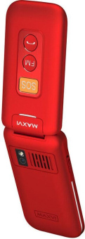 Мобильный телефон Maxvi E5 up Red 32Мб красный