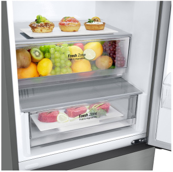 Холодильник  LG GC-B459ANMW  серебристый