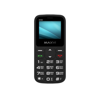 Мобильный телефон Maxvi B100i Black черный