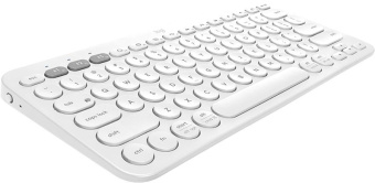 Клавиатура Logitech K380 Multi-Device белый беспроводная BT