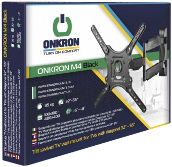 Кронштейн ONKRON M4 чёрный
