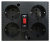 Стабилизатор напряжения Powercom TCA-1200 600Вт 1200ВА черный