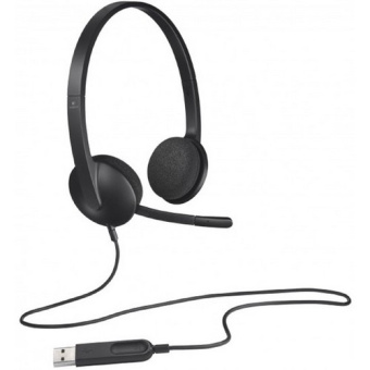 Гарнитура Logitech H340 черный (981-000475)
